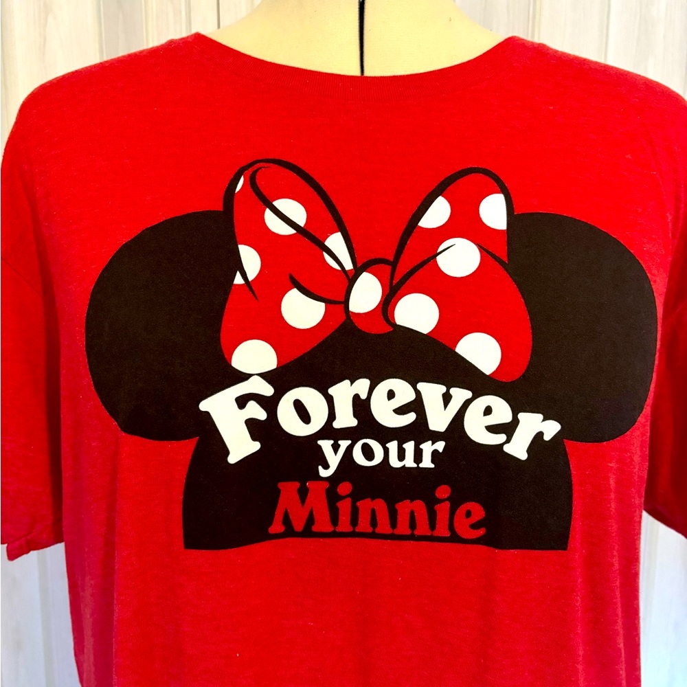 Mickey / Minnie Forever Yours Disney’s Theme Park Tees Lot of 2